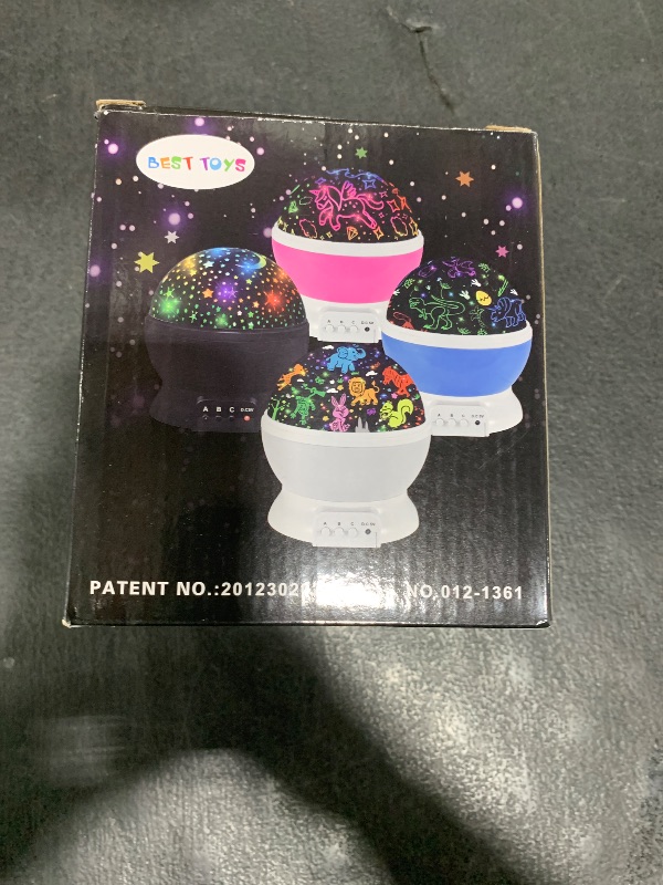 Photo 1 of Night Light for Kids,Boys Toys for 3 4 5 6 7 8 Year Old Boys,Star Projector 360 Degree Rotation - 4 LED Bulbs 16 Light Color Changing with USB Cable,Lamp Ceiling Lights for Kids Bedroom