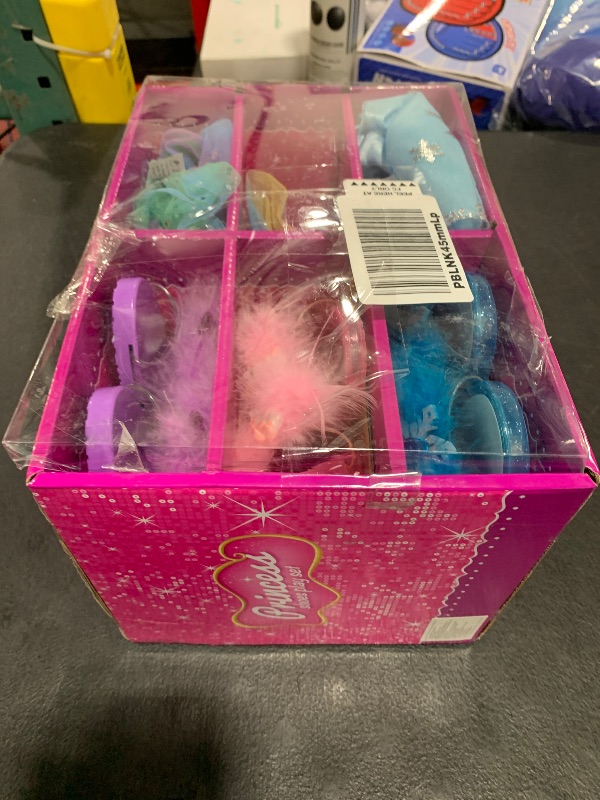 Photo 1 of Princess Dress Up Shoes Set, Girls Dress Up Toys Toddler Jewelry Boutique Kit, 3 Themes of Unicorn Mermaid Ice Princess Costumes Set, Pretend Play Gifts for Little Girls Aged 3-6 Years Old