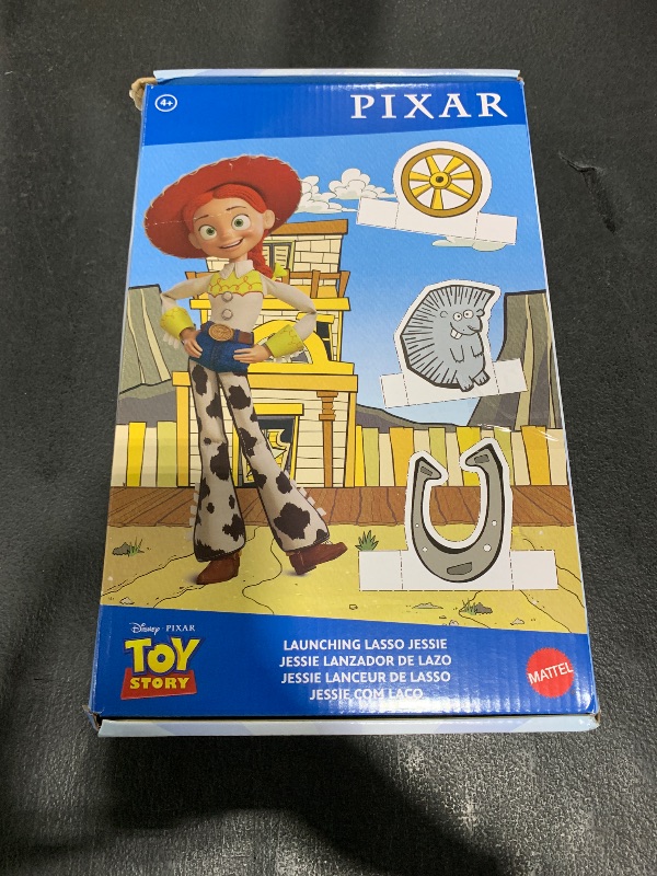 Photo 1 of Mattel Disney and Pixar Toy Story Launching Lasso Action Figure & Accessories Set with 12-inch Jessie Collectible Toy, 'Rope' Launcher, Lasso & Snake