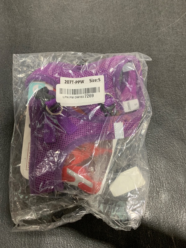 Photo 1 of Best Pet Supplies Voyager Step-in Air Dog Harness - All Weather Mesh, Reflective, No Pull Harness for Small, Medium Dogs, Cats - Secure with Hook & Loop Fastener, Buckle, Double D-Rings - Purple, S