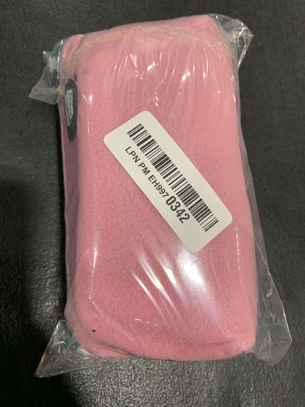 Photo 1 of Universal Crutch Underarm Pad Covers - Luxurious Soft Fleece with Sculpted Memory Foam Cores (Perfect Pink)