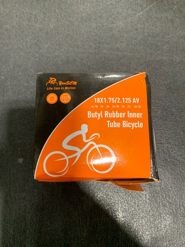 Photo 1 of 2 PCS 18" Bike Tubes 18x1.75/2.125" AV32mm Schrader Valve 47/57-355 Bicycle Tube Compatible with 18 X 1.75 18 X 1.90 18 X 1.95 18 X 2.0 18 X 2.10 18X2.125 Bike Tire Tube