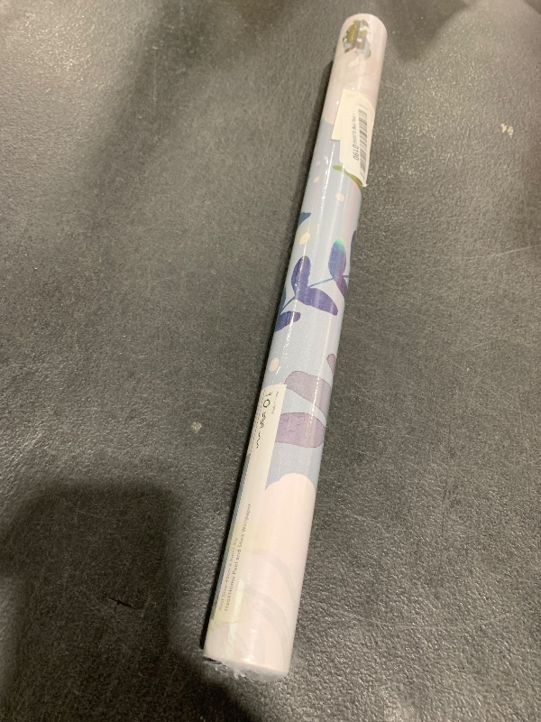 Photo 1 of HAOKHOME Vintage Floral Peel and Stick Wallpaper Wall Paper Removable Boho for Bedroom Blue/Cream Contact Paper 17.7in x 9.8ft