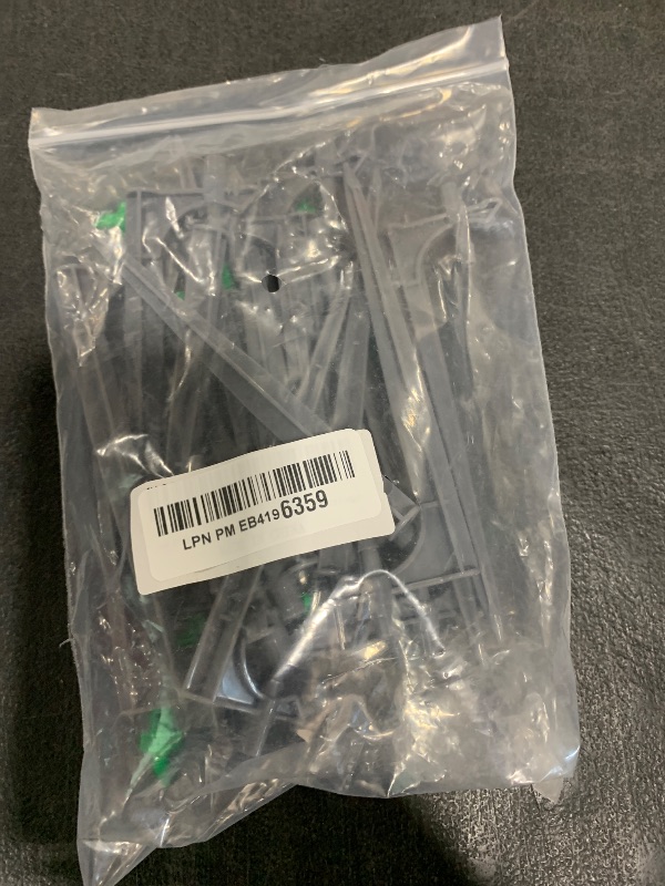 Photo 1 of Garden Irrigation System, Adjustable Irrigation Dripper 20Pcs/Bag Irrigation Dripper with Ground Insert Fruit Tree Drip Irrigation Emitters for 1/4" Drip Irrigation Tubing(180 Degrees with Plunger)