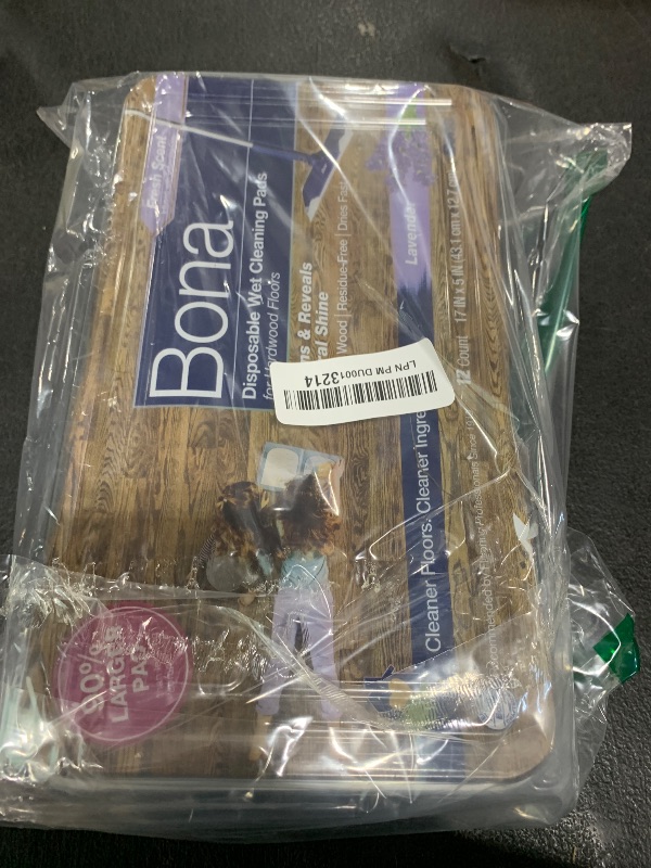 Photo 1 of Bona® Disposable Wet Cleaning Pads for Hardwood Floors, Lavender Scent