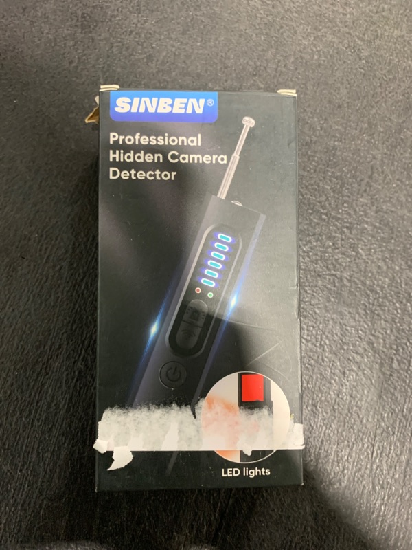 Photo 1 of Hidden Camera Detector - Pocket Sized Anti Spy / Bug Sweeper Listening Device GPS Tracker Detector, RF Wireless Signal Scanner, Red LED for Home, Bathroom, Office, Travel (X13)