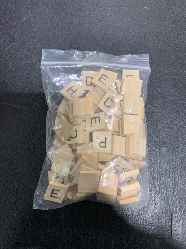 Photo 1 of Wooden Tiles, Letters for Crafts, Making Alphabet Coasters.