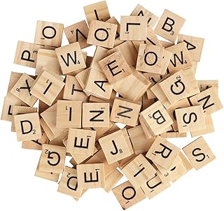 Photo 1 of Wooden Tiles, Letters for Crafts, Making Alphabet Coasters.