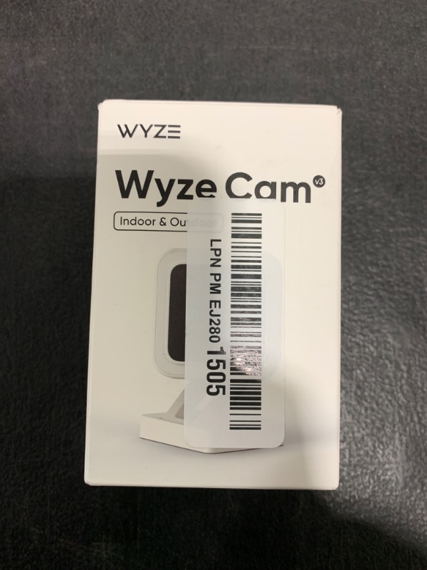 Photo 1 of WYZE Cam v3, 1080P HD WiFi Wired Indoor/Outdoor Home Security Camera, Pet/Baby Monitor, Color Night Vision, 2-Way Audio, MicroSD Card Slot, Compatible with Alexa & Google - White