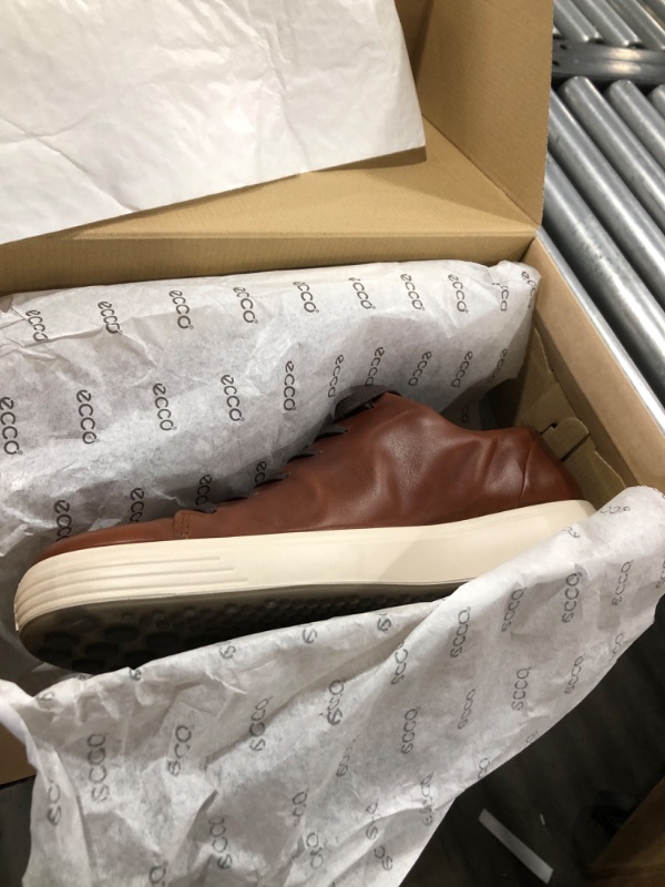 Photo 1 of ECCO Men's Soft 7 Premier Sneaker, Cognac, 12-12.5