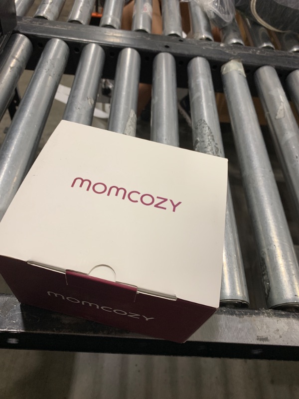 Photo 1 of Momcozy M5 Hands-Free Wearable Breast Pump, Double-Sealed Flange for Baby-Like Comfort, 3 Modes & 9 Suction Levels, Portable Electric Pump – 24mm, 1-Pack Quill Gray