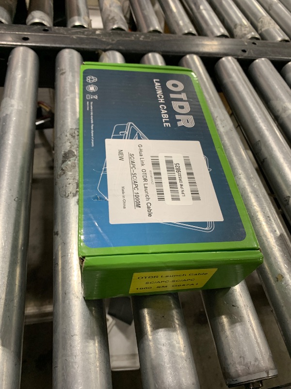 Photo 1 of FTTH OTDR Launch Cable Box SCAPC-SCAPC Connectors G652D Single Mode 9/125 Fiber Cable Length 1000 Meters Fiber Optic Dead Zone Eliminator