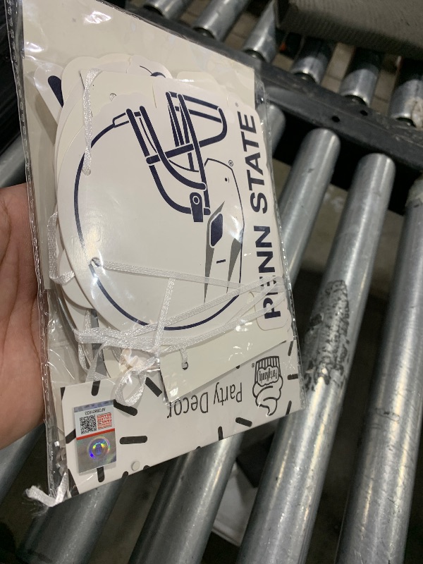 Photo 1 of PSU Party Supplies for Football, Birthday Gift, Graduation Party Banner and Cake Toppers (42 Pieces) (Penn State Nittany Lions)