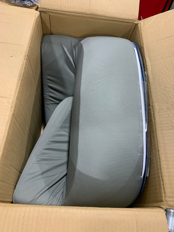 Photo 1 of cooloo8 Reading Pillow for Gaming, Extra Large Laptop Pillow for Adult, Memory Foam Gaming Pillow for Reading, Working, Playing Steam Deck Switch or Sitting in Bed Floor Sofa(Grey)