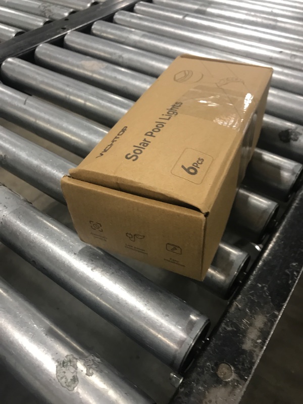 Photo 1 of VICHTOP Solar Pool Lights - 6 Pack, Pool Light for Framed Above Ground Pools, Outdoor Swimming Pool Fence Decoration Accessories, Waterproof LED Pool Solar Lights, Pool Enclosure Lighting Decor