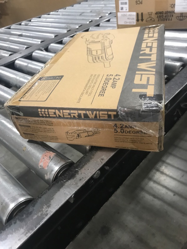 Photo 1 of ENERTWIST Oscillating Tool, 4.2 Amp Oscillating Multitool Kit with 5° Oscillation Angle, 6 Variable Speed, 31pcs Saw Accessories, Auxiliary Handle and Carrying Bag, ET-OM-500