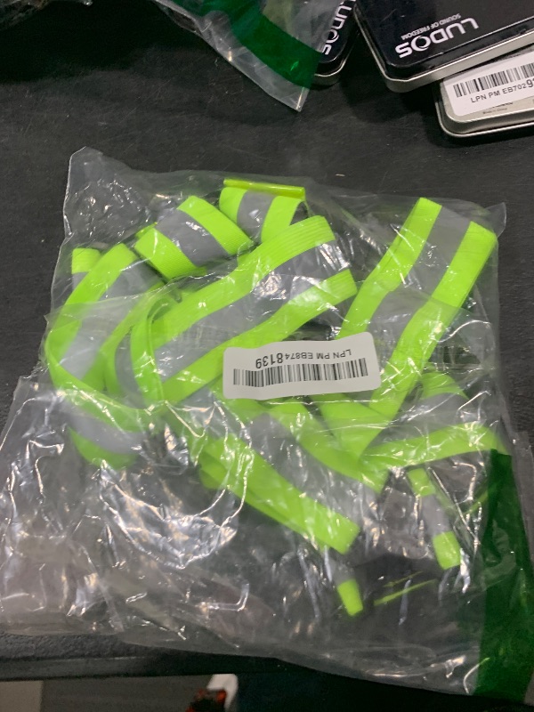 Photo 1 of Simket Led Reflective Vest Running Gear, High Visibility Reflective Running Gear Rechargeable Adjustable Led Running Vest, Safety Night Running Gear for Men Women