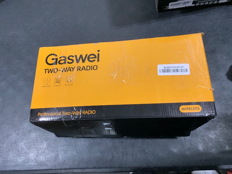 Photo 1 of Gaswei G1pro Profressional Walkie Talkies for Adults, Rechargeable Two Way Radios Long Range, 2 Way Emergency Radio, Waterproof, Shock Resistant (6 Pack)