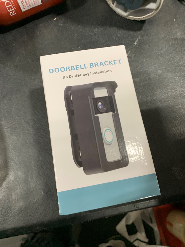 Photo 1 of Anti-Theft Video Doorbell Angle Mount, 50 to 130 Degree Adjustable Ring Camera Holder Doorbell Door Mount for Apartment, Compatible with Ring/Blink Video Doorbell 4 3 Plus 2 1 Pro 2