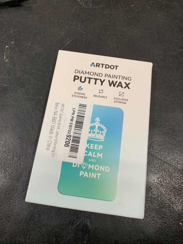 Photo 1 of ARTDOT Enduring Stickiness Putty Wax for Diamond Art Kits for Adults,Strong Stickiness Clay Glue with Slide Storage Box for Diamond Painting Accessories and Tools