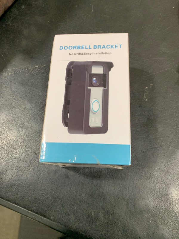 Photo 1 of Anti-Theft Video Doorbell Angle Mount, 50 to 130 Degree Adjustable Ring Camera Holder Doorbell Door Mount for Apartment, Compatible with Ring/Blink Video Doorbell 4 3 Plus 2 1 Pro 2