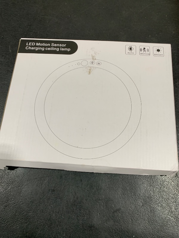 Photo 1 of Rodalims Rechargeable Ceiling Light, No Wiring Battery Operated Ceiling Lights with Remote, Motion Sensor Dimmable Timing Motion Activated Overhead Shower Light for Bathroom Pantry Hallway Porch