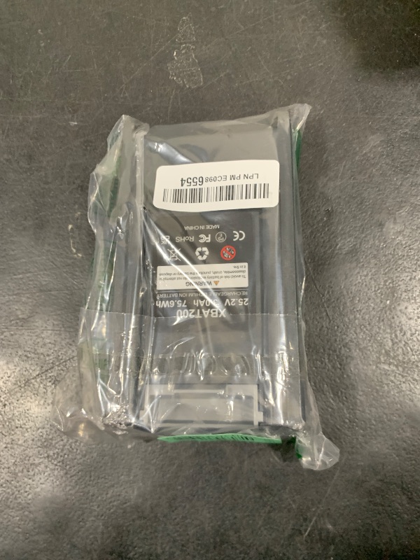 Photo 1 of TenHutt ?New Upgrade 3.0Ah 25.2V XBAT200 Lithium Replacement Battery for Shark ION Rocket ION Cordless Vacuums IONFlex ION Flex 2X Power Pack Battery