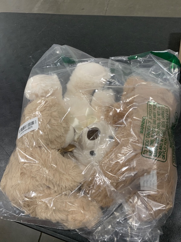 Photo 1 of MorisMos 3 Packs Teddy Bears Bulk Stuffed Animals, Cute Small Teddy Bear Plush Toys, Little Stuffed Bear for Kids on Centerpiece Baby Shower, 14 Inches