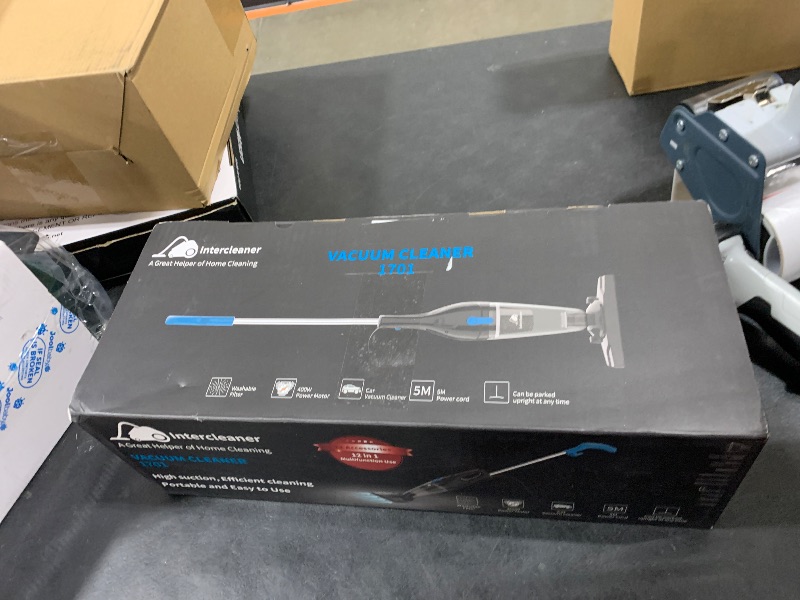 Photo 1 of Intercleaner Corded Vacuum Cleaner, 15KPa Powerful Suction with 400W Motor, 12 in 1 Lightweight Bagless Stick Vac with Handheld, Ultra Quiet, for Hardwood Floor Carpet Car Pet Hair