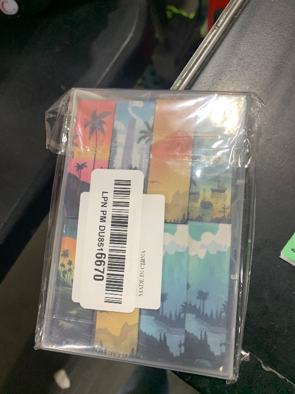 Photo 1 of 48 Pieces Magnetic Bookmarks Magnet Page Markers - Book Marks for Reading Women & Men with Storage Boxes - Cute Magnet Bookmark Clips for Reading Pleasure?Coconut Trees?