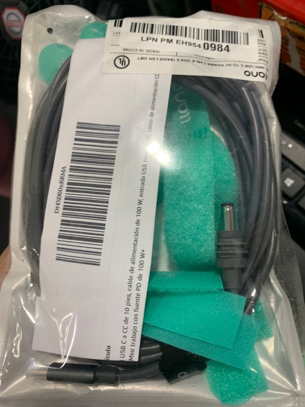 Photo 1 of Starlink Mini Cable 10FT Starlink Mini USB C to DC Power Cable Cord 100W Input USB Type C to DC Cable, DC Power Cable Direct to USB-C for Starlink Mini Work with 100W+ PD Source Waterproof 18AWG 3M