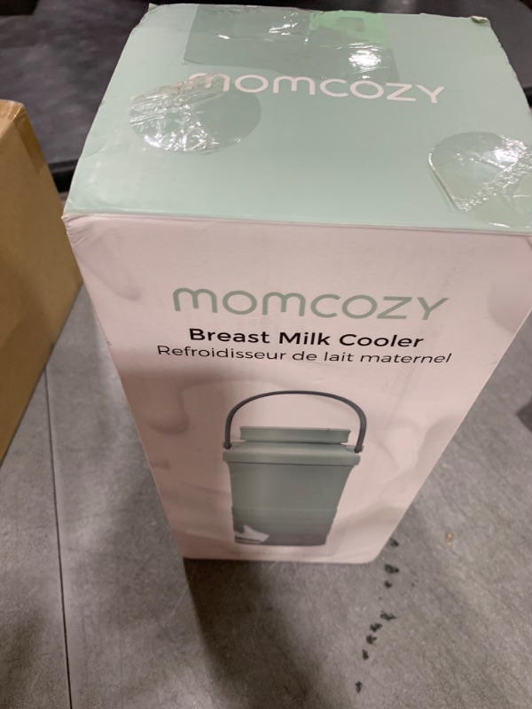 Photo 1 of Momcozy 22oz Portable Breast Milk Cooler for Outdoor, Life Saver with 360° Total Cooling for 24 Hours, Larger Capacity Travel Breastmilk Chiller with 2pcs Baby Bottles for Breastmilk Storage, Green