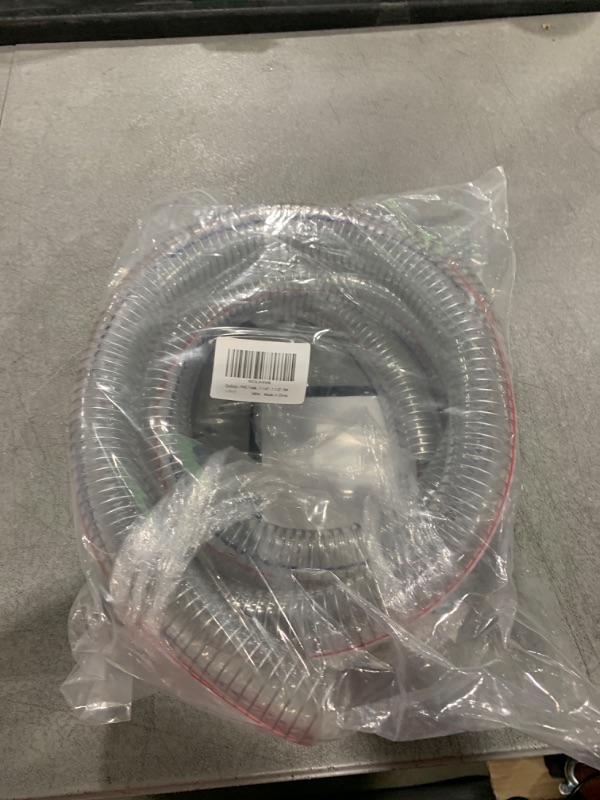 Photo 1 of QuQuyi 1-1/4" ID x 1-1/2" OD, 10FT length Steel Wire Hose PVC Vacuum Tubing Drain Hose Vinyl Suction Tubing Flexible Tube Heavy Duty High - Pressure UV Chemical Resistant Vinyl Hose Line