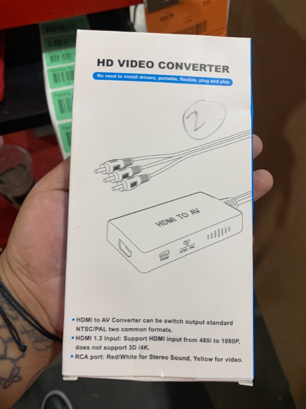 Photo 1 of TaiHuai HDMI to RCA, HDMI to Older TV Adapter Compatible for Fire Stick, Roku, Apple TV, Xiaomi Mi Box, Android TV Box, DVD, Blu-ray Player ect.?HDMI to AV Converter?