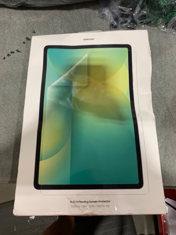 Photo 1 of Samsung Galaxy Tab S10 FE+ Anti-Reflective Screen Protector for Galaxy Tab S10 FE+, Attachable Coating, Transparent