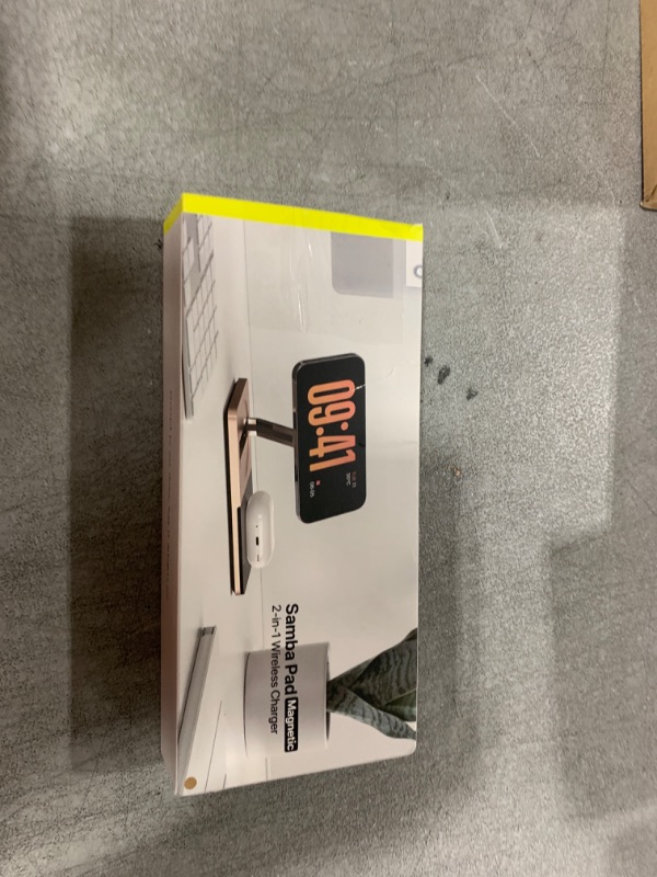 Photo 1 of Mag-Safe Charger Stand for iPhone? Wireless Charger Stand for Apple Products, 2 in 1 Magnetic Charging Station for iPhone 16/15/14/13/12 Series, Airpods 3/2/Pro with Adapter (Golden)