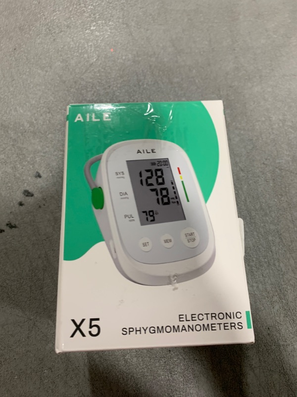 Photo 1 of Blood Pressure Monitor, AILE Blood Pressure Machine Upper Arm Large Cuff(8.7"-16.5"), High Automatic Blood Pressure Monitors Cuff for Home Use, (BP) Manual Arm Blood Pressure Monitors, 2 * 99 Memory