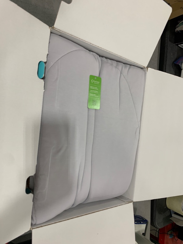 Photo 1 of Breescape Cooling Comforter King Size - BlendTek™ Q-Max>0.46 Tech, Breathable Blanket for Hot Sleepers & Night Sweats Relief, Premium Lightweight Summer Bedding, 106x96 Inches, Misty Gray