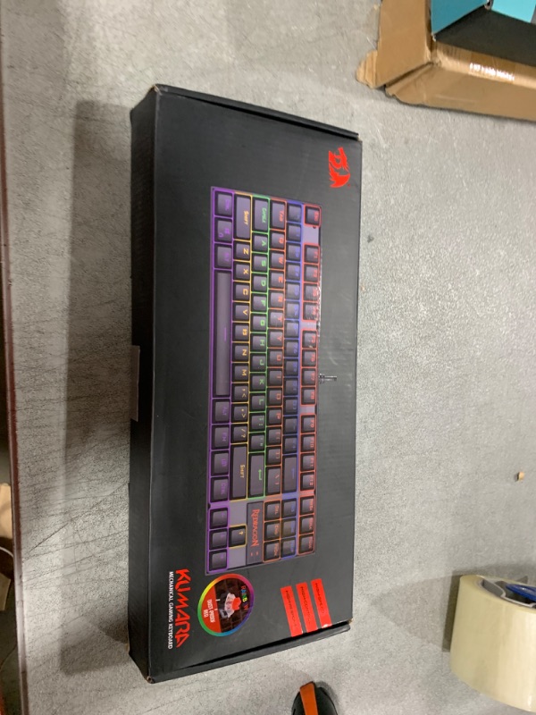 Photo 1 of Redragon K552 Mechanical Gaming Keyboard, 87-Key Compact, LED Gaming Keyboard with Red Switches, Anti-Ghosting, Metal Frame for PC Gaming & Typing, Beginner-Friendly (Black)