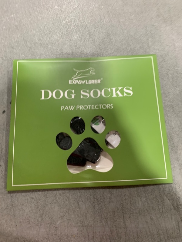 Photo 1 of EXPAWLORER Anti Slip Dog Socks to Prevent Licking Paws, Dog Shoes for Hot Pavement, Dog Booties for Small Medium Large Senior Dogs, Traction Control Boots & Paw Protectors for Hardwood Floors