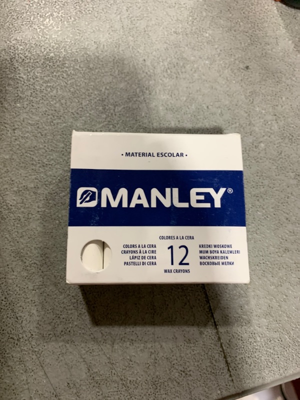 Photo 1 of Manley 1 – Wax Crayons, Pack of 12, White