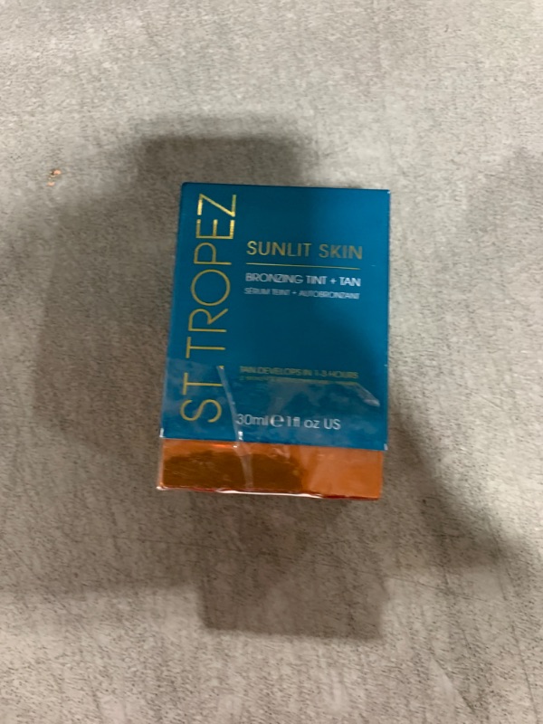 Photo 1 of St. Tropez Sunlit Skin Bronzing Tint and Self Tan Face Serum, 1 Fl Oz