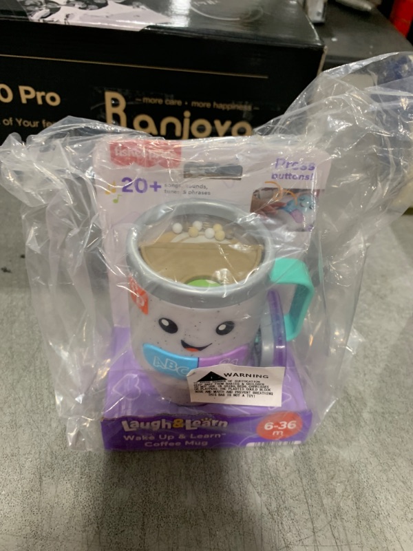 Photo 1 of Fisher-Price Baby & Toddler Toy Laugh & Learn Wake Up & Learn Coffee Mug with Lights Music & Learning for Infants Ages 6+ Months