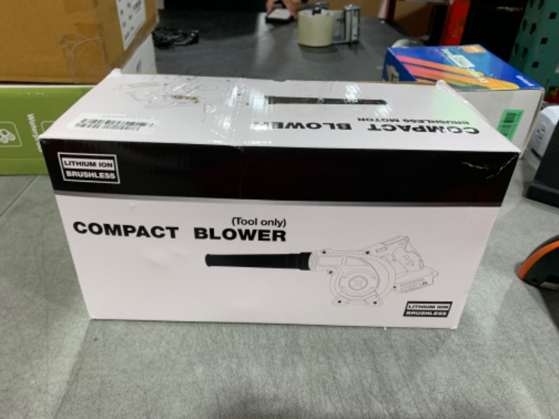 Photo 1 of Cordless Leaf Blower for Milwaukee M18 Battery,Electric Jobsite Air Blower with Brushless Motor,6 Variable Speed Up to 180MPH,2-in-1 Handle Electric Blower and Vacuum Cleaner(Battery Not Included)