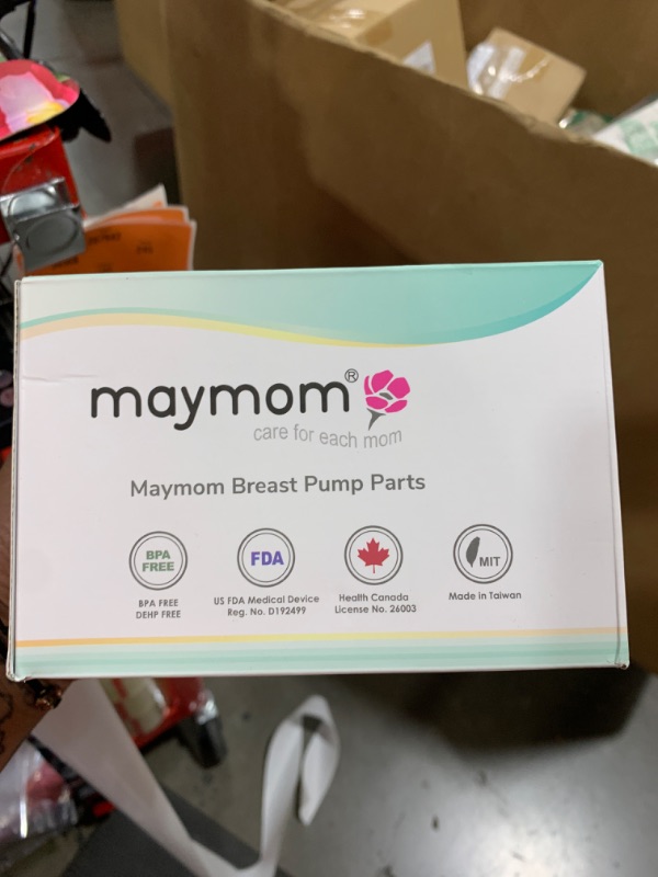 Photo 1 of Two Full Breast Pump Parts only Compatible with Momcozy M5 Breast Pump, Not for Others,Including 8pcs Flange Inserts 15/17/19/21mm*2, 24mm Flange*2, Collector*2, Duckbill Valve*2,Diaphragm*2