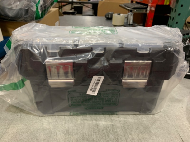 Photo 1 of Anyyion 14 Inch Tool box with Removable Tray, Truly Strong and Durable For Craft Storage, Household?14In?