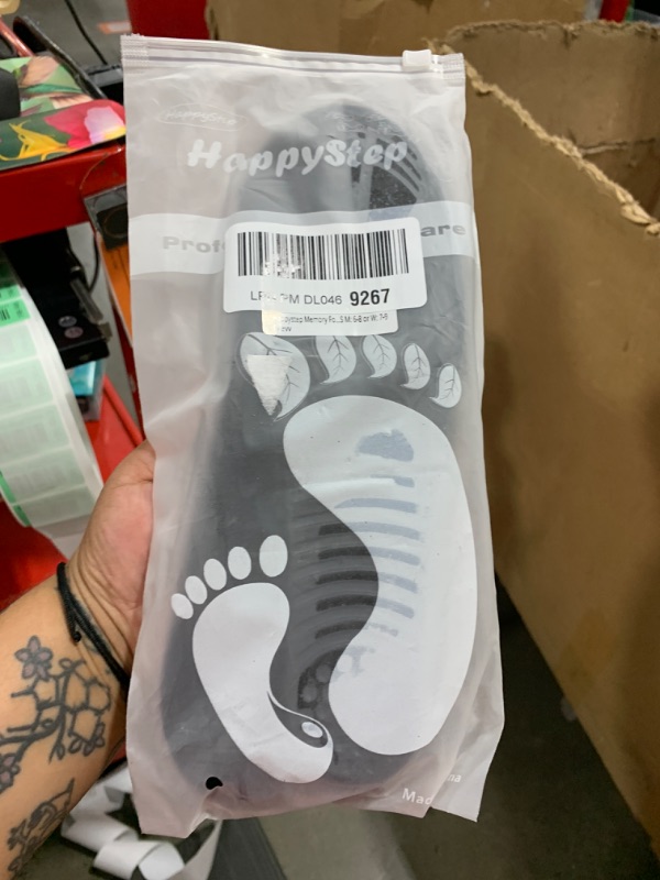 Photo 1 of Happystep Memory Foam Insoles with Arch Support, Cushioning, and Shock Absorption - Relieve Plantar Fasciitis and Foot Pain, Comfort Everyday Shoe Insoles for Men & Women (US M: 6-8 or W: 7-9)