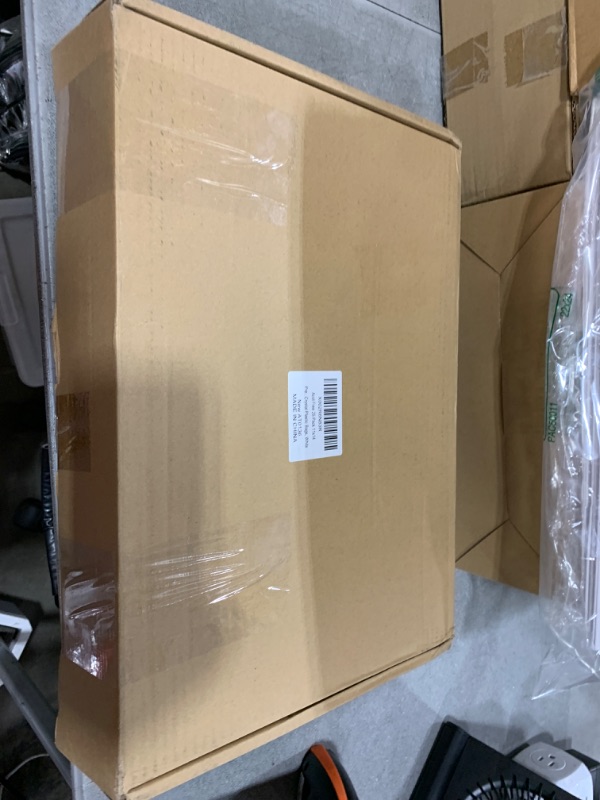 Photo 1 of Acid Free 25 Pack 11x14 Pre-Cut Mat Board Show Kit for 8x10 Photos, Prints or Artworks, 25 Core Bevel Cut Matts and 25 Backing Boards and 25 Crystal Plastic Bags, White