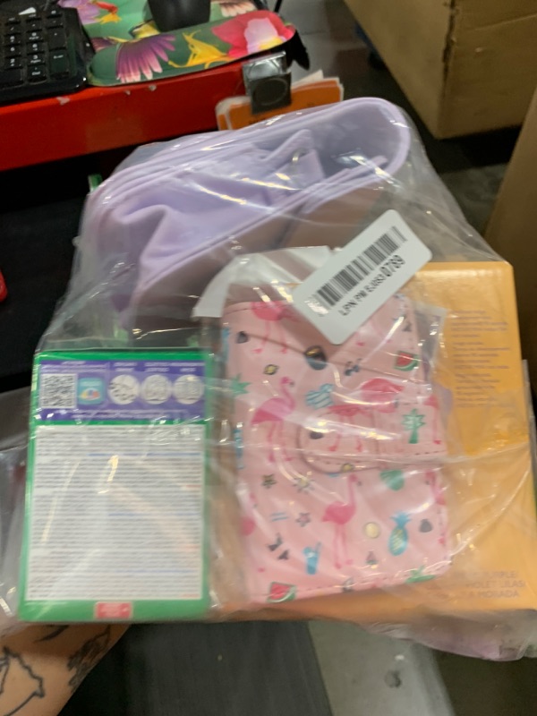 Photo 1 of Fujifilm Instax Mini 12 Instant Camera + MiniMate Accessory Bundle & Compatible Custom Case + Fuji Instax Film Value Pack (50 Sheets) Flamingo Designer Photo Album (Lilac Purple)