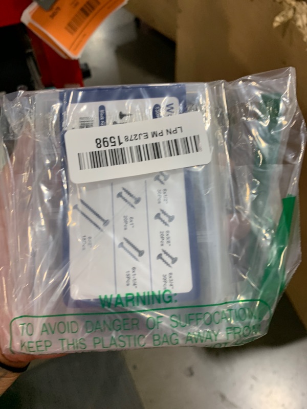 Photo 1 of Wensilon #6 Black Fastener Drywall Screws Kit-Phillips with coarse Threaded tip, Black, Suitable for Drywall Slate, Wood, etc.